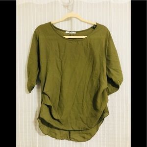 Flowy Camo Green Top!